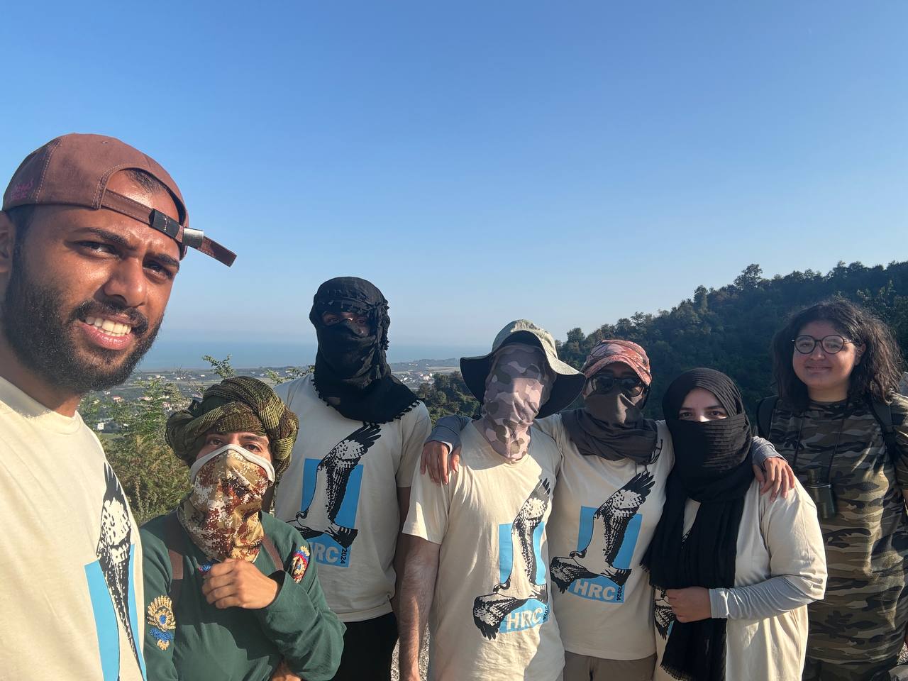 شمارشگران در آفتاب شدید